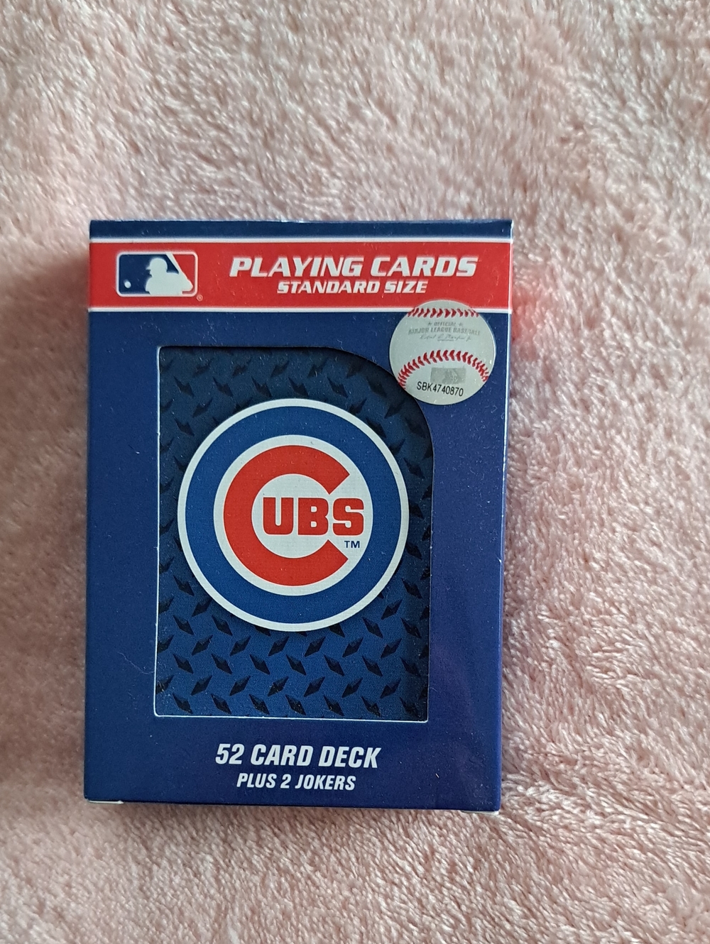 Chicago Cubs Blue MLB Playing Cards - 52 Card Deck